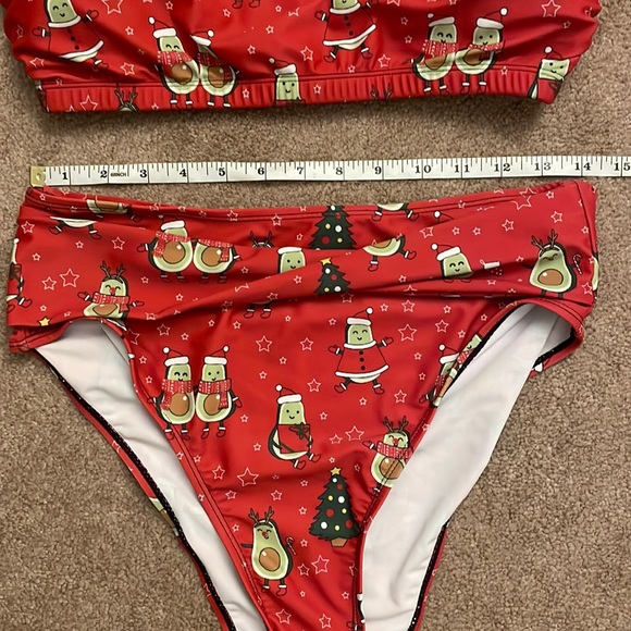 Avocado Christmas Bikini - Picture 3 of 7